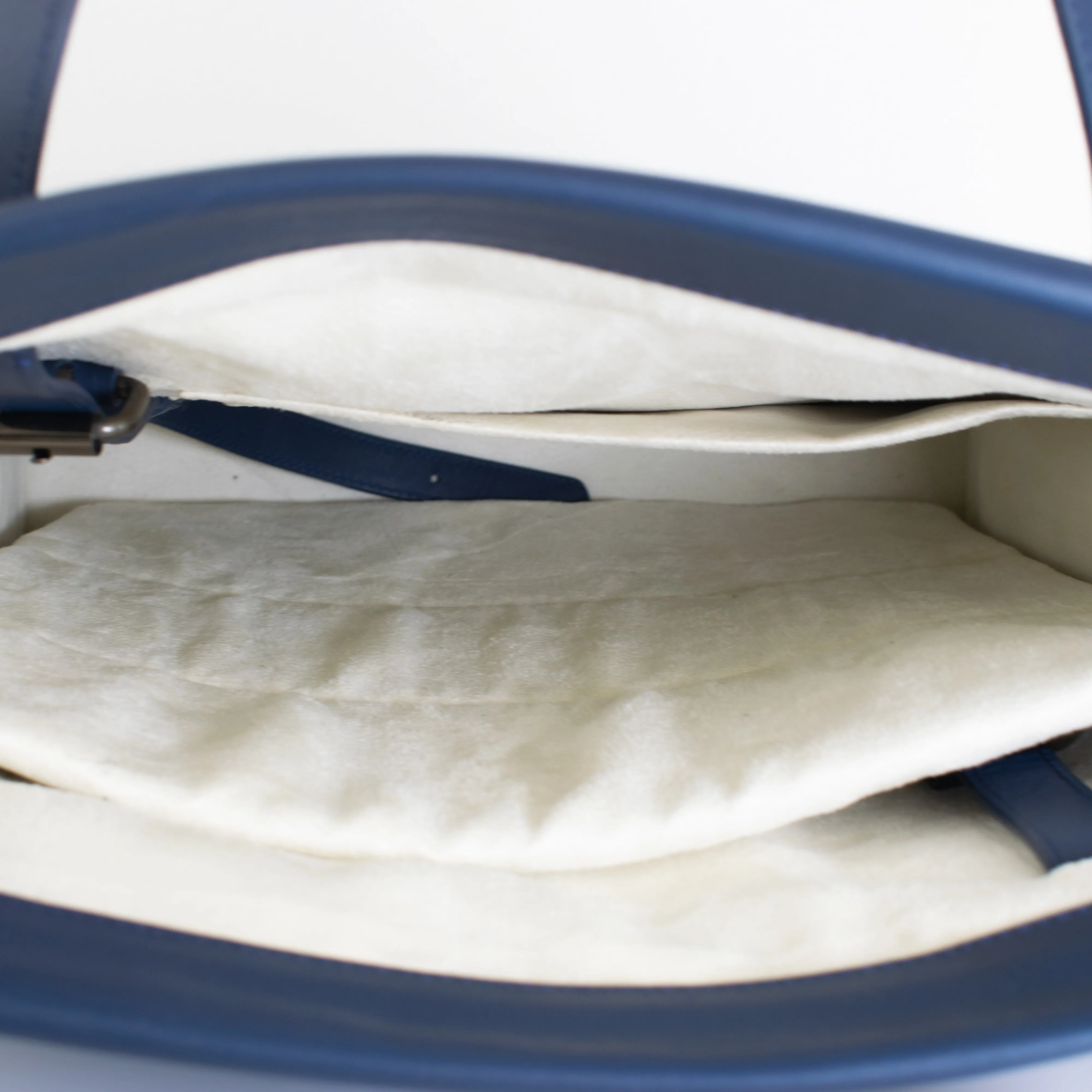 Adjustable Tote Bag in Navy Blue