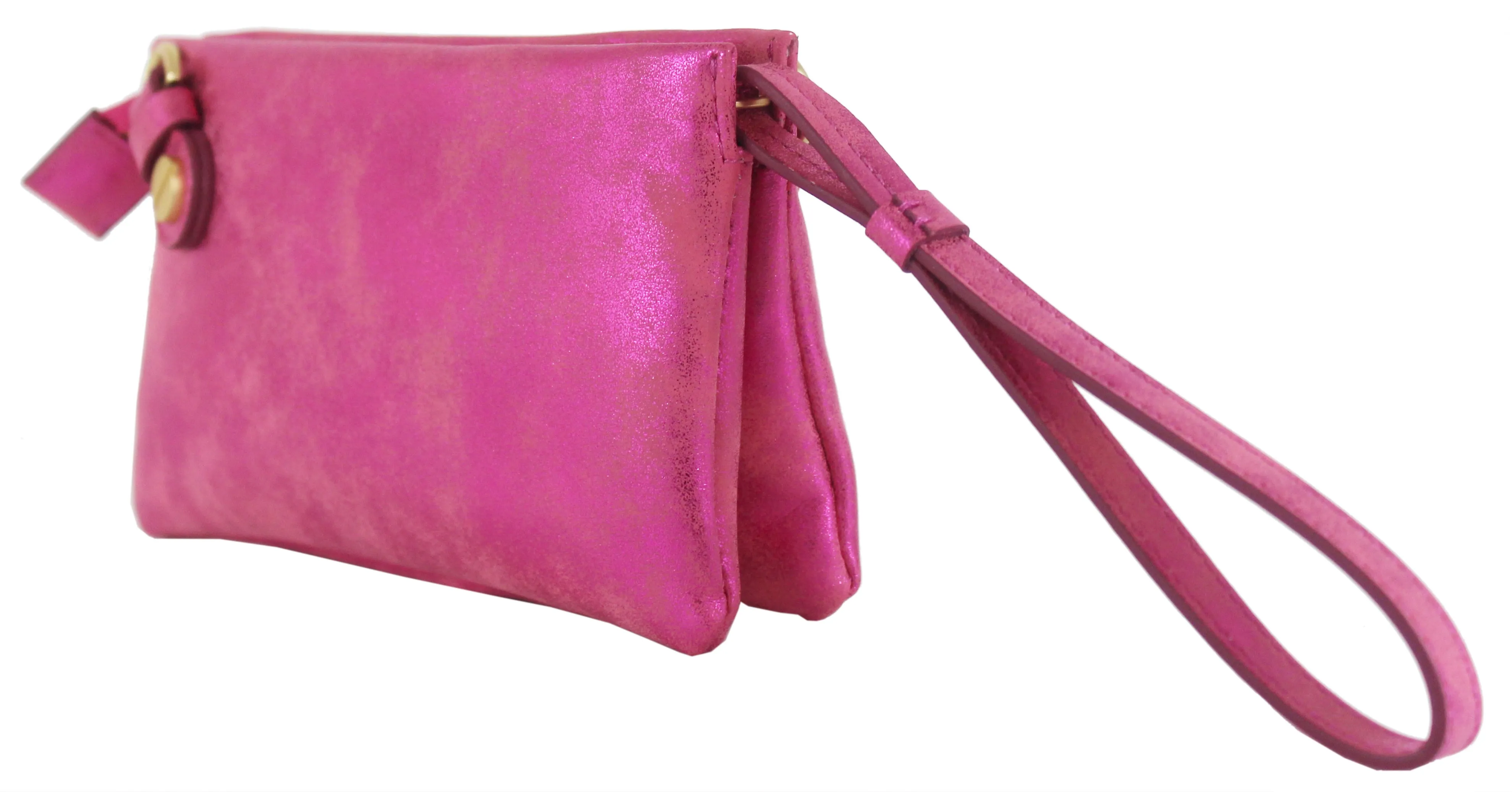 Prive Wristlet in Fuchsia